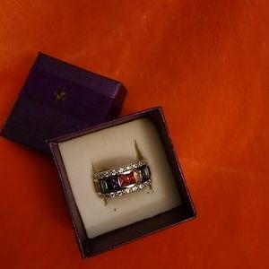 Beautiful multi color stone ring